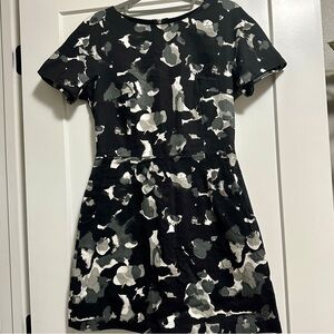 French Connection Black and White Dress